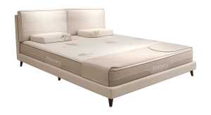 FABRIC BED BEIGE