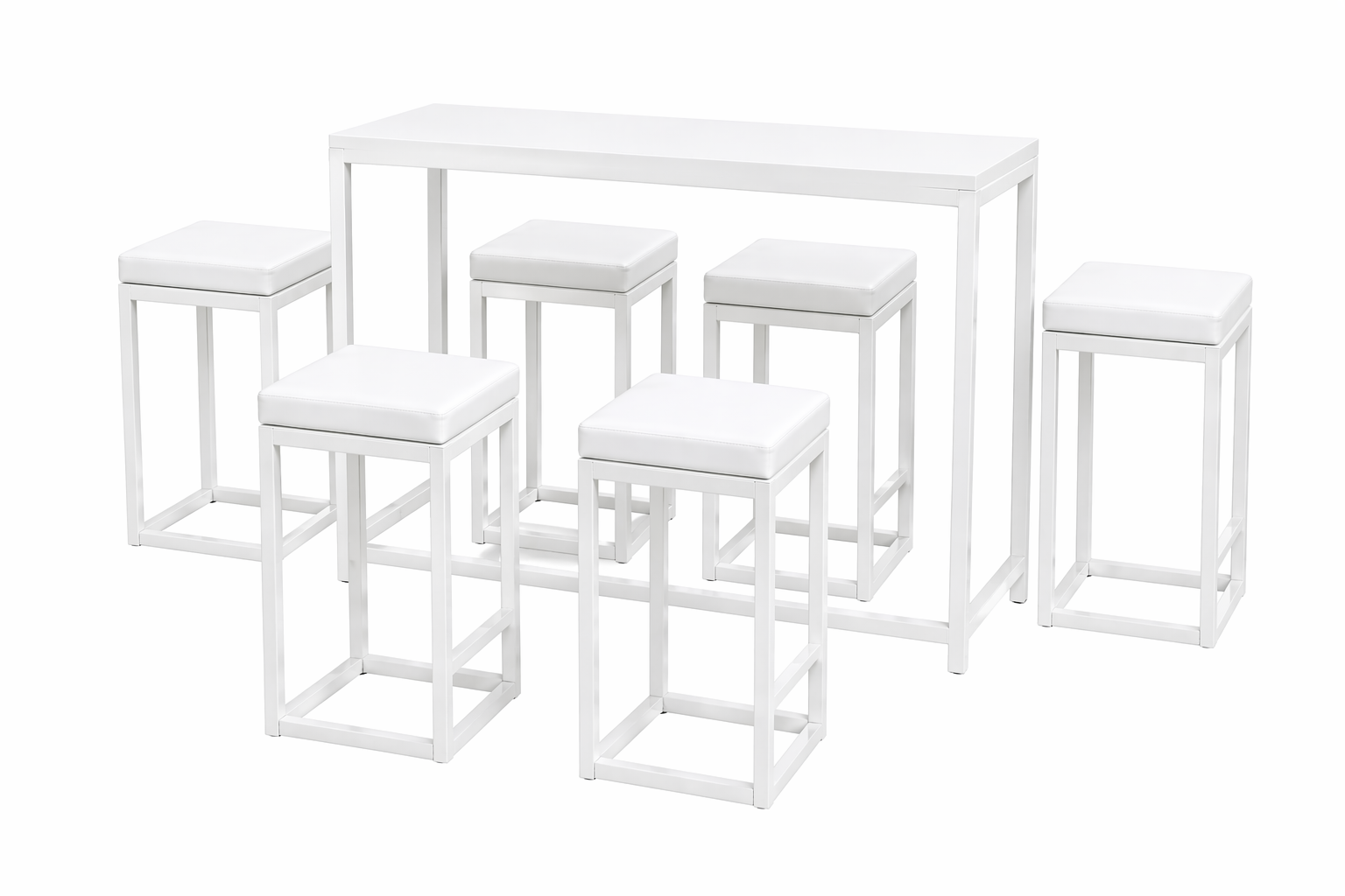 CASSINA 6 SET BAR TABLE & STOOLS