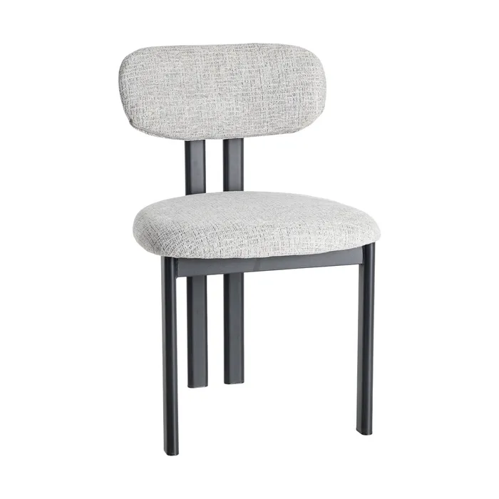 CHAIR GREY FABRIC-METAL CONTRACT