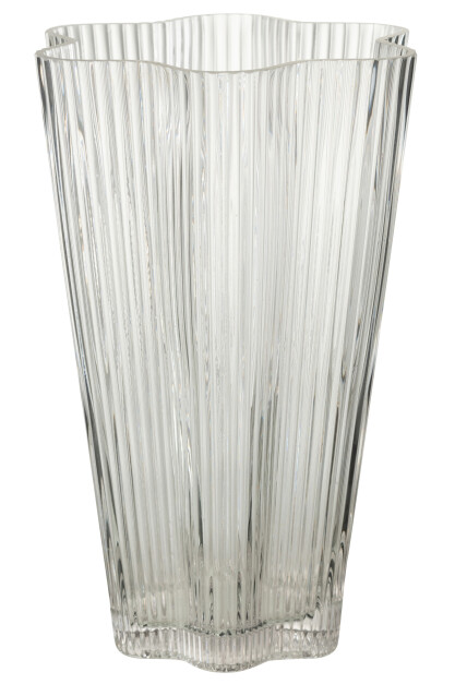 VASE CLARA GLASS TRANSPARENT LARGE