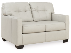 BELZIANI LEATHER LOVESEAT
