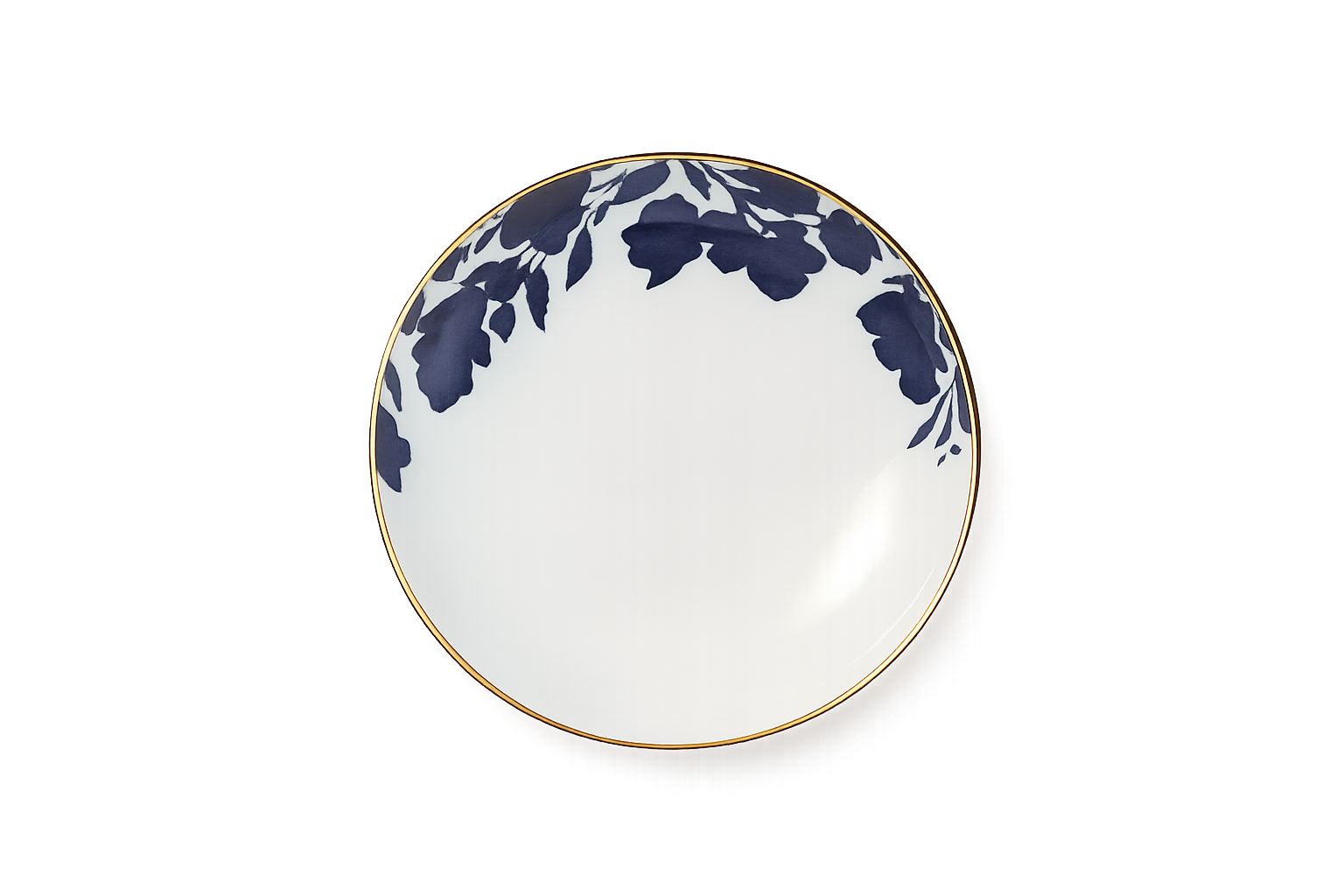 RALPH LAUREN HOME AUDREY SOUP BOWL 24K GOLD TRIMP
