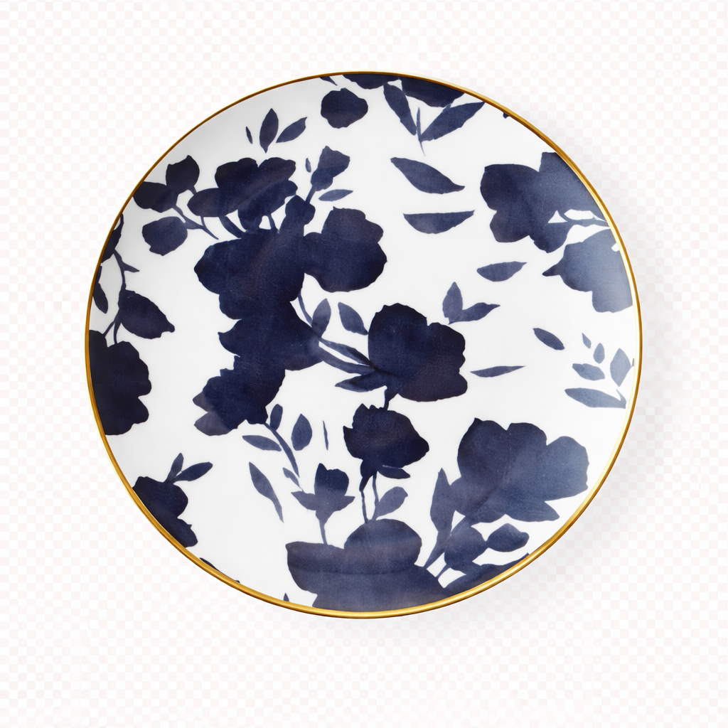 RALPH LAUREN HOME AUDREY DINNER PLATE 24K GOLD TRIMP