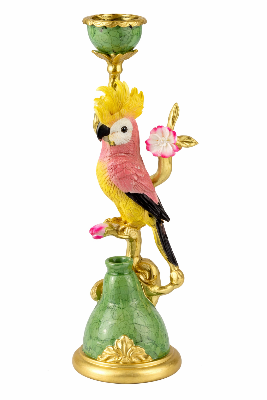 CANDLEHOLDER CRAZY KAKADU YELLOW
