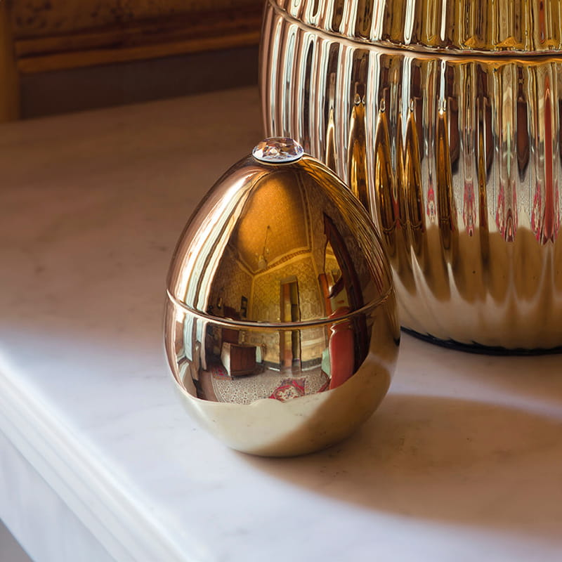 GOLD EGG  CANDLE 220G