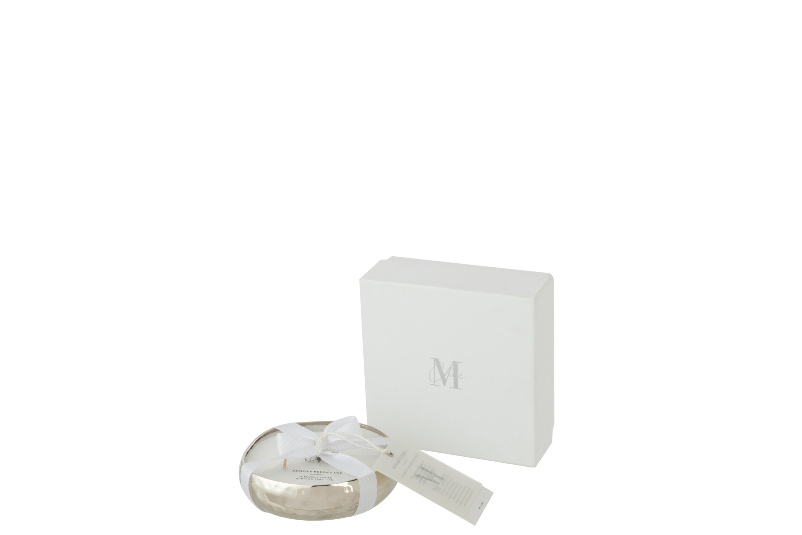 SCENTED CANDLE M-CHIC SILVER (SMALL)
