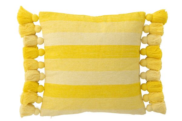 YELLOW STRIPES CUSHION