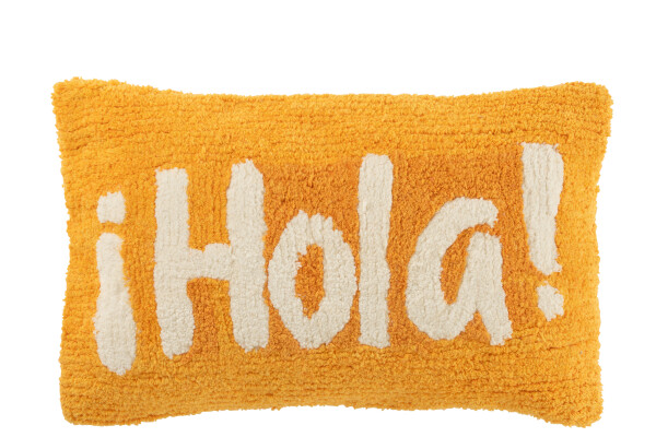 ORANGE HOLA CUSHION