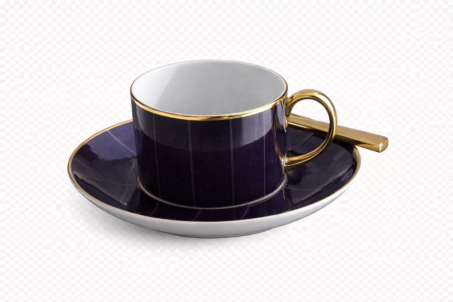 RALPH LAUREN HOME ASCOT CUP & SAUCER