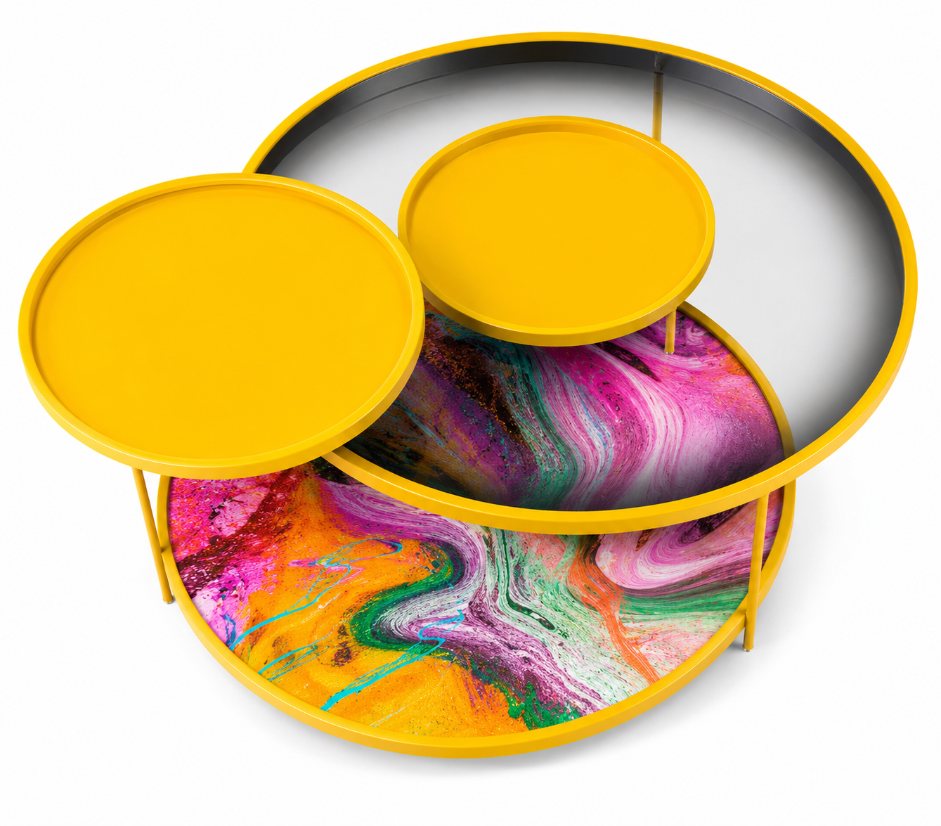 COLOURS COFFEE TABLES SET