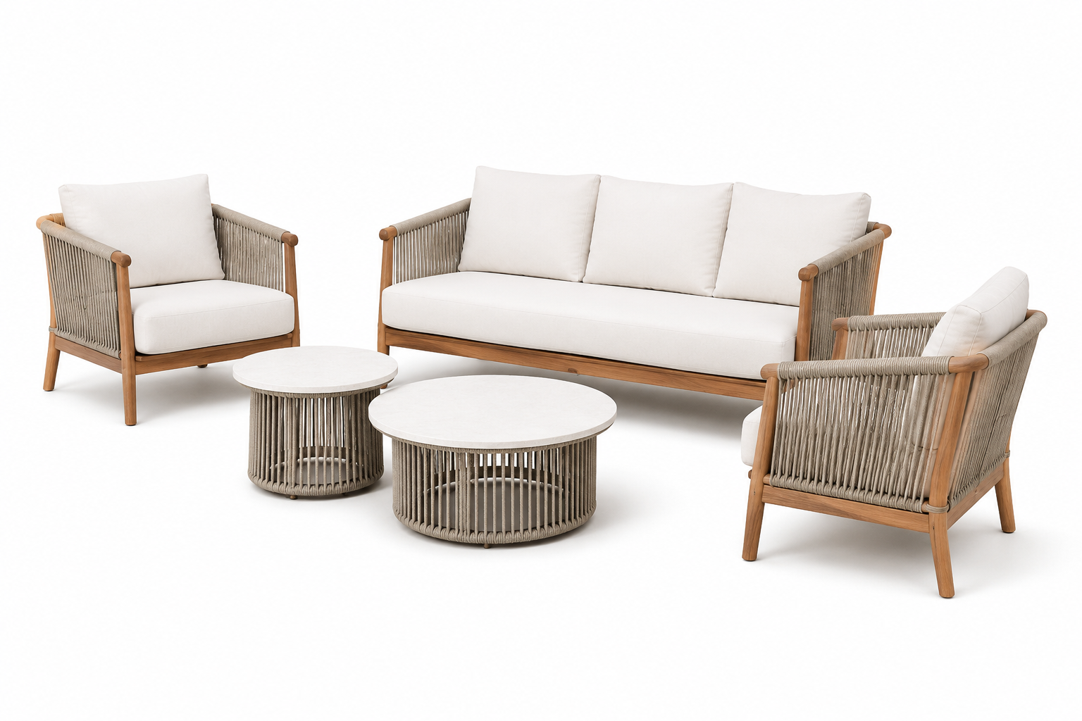MITRE SET (1 SOFA | 2 ARMCHAIRS | 2 TABLES)