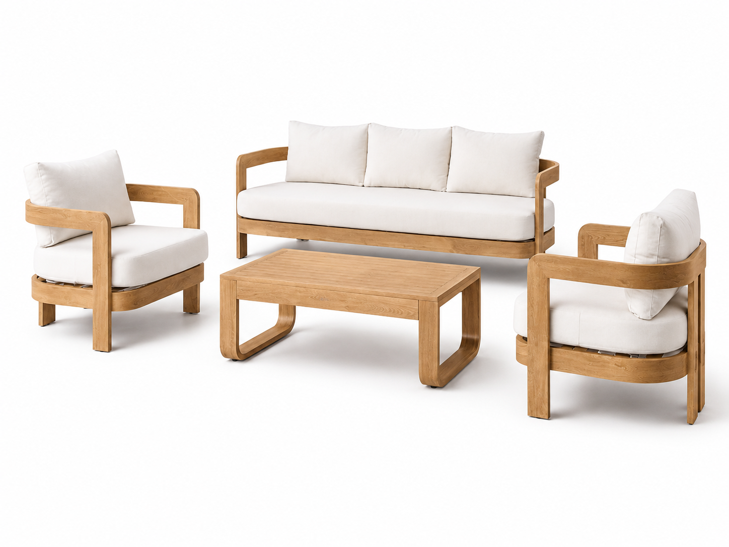 CORCEGA 3 SEATER SET ( 1 SOFA | 2 ARMCHAIRS | 1 TABLE)