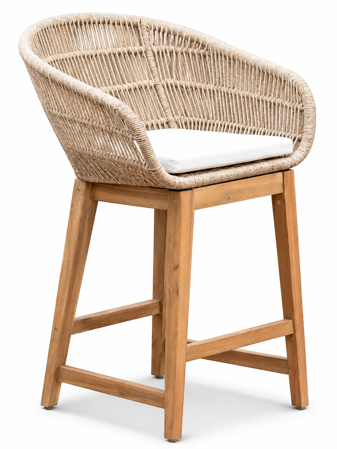 POLINESIA WOODEN STOOL