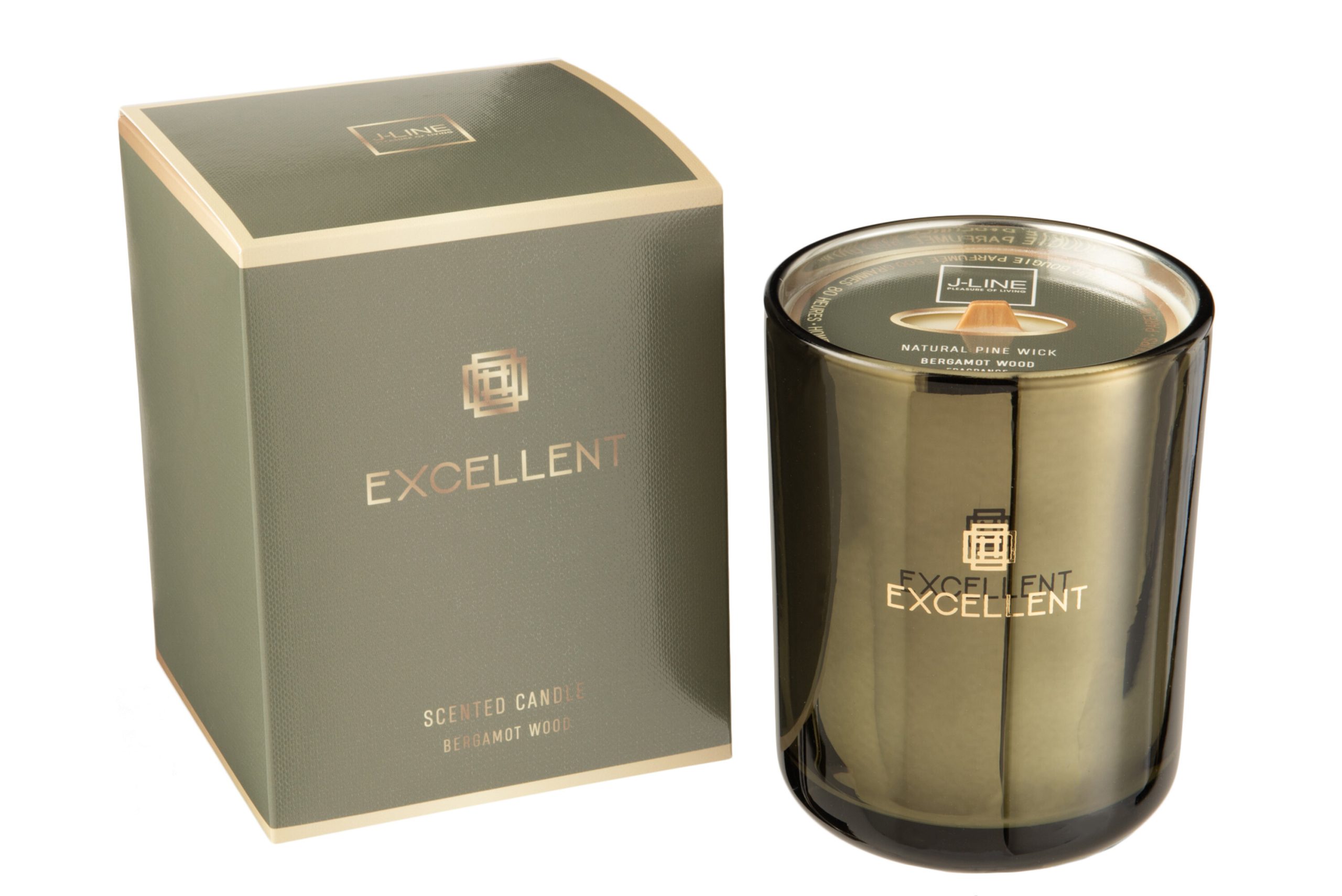 EXCELLENT – BERGAMOT WOOD CANDLE MEDIUM