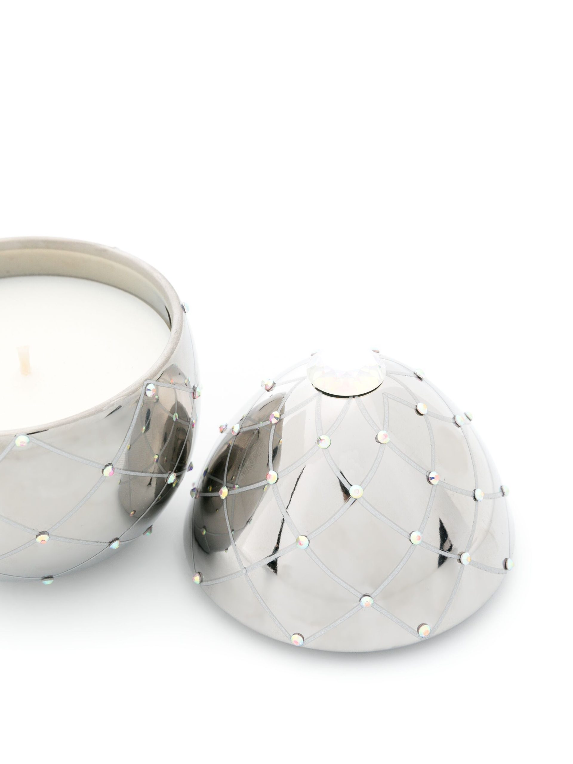 SILVER EGG  CANDLE 220G