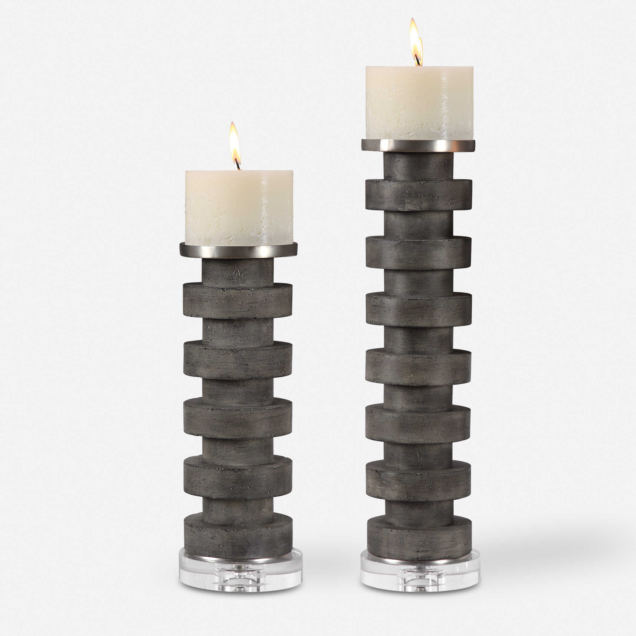 KARUN CANDLEHOLDERS SET OF 2