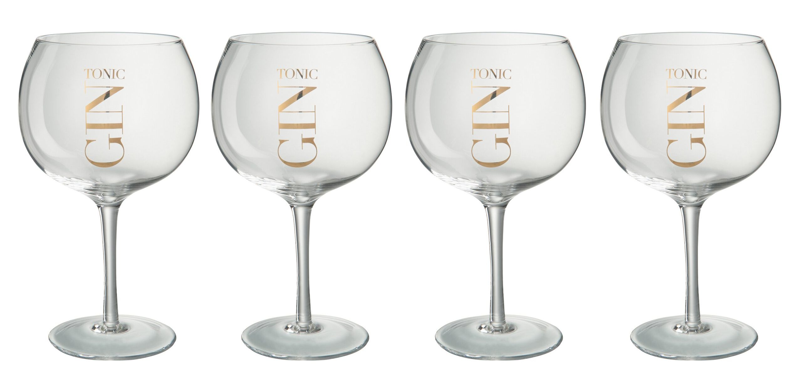 GIFTBOX 4 GIN GLASSES GOLD