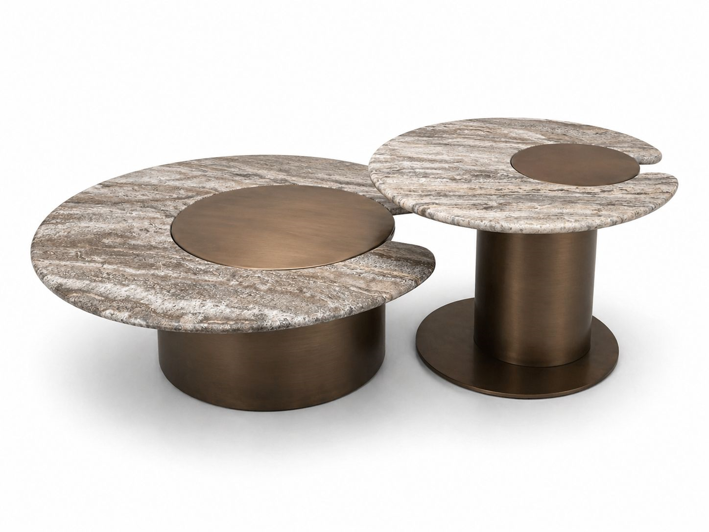 GROVE COFFEE TABLES S/2