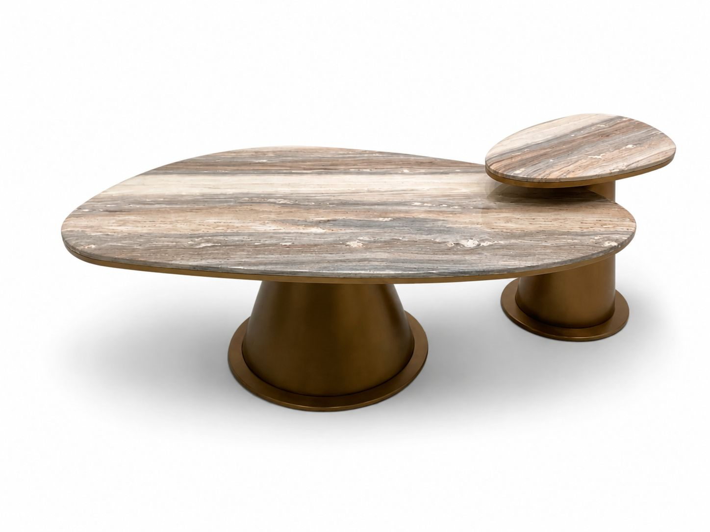 EARTH COFFEE TABLES S/2