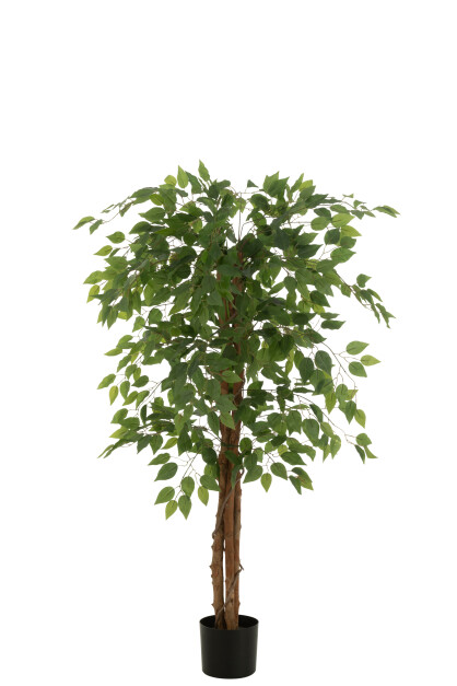 FICUS TREE POT ARTIFICIAL BRIGHT GREEN