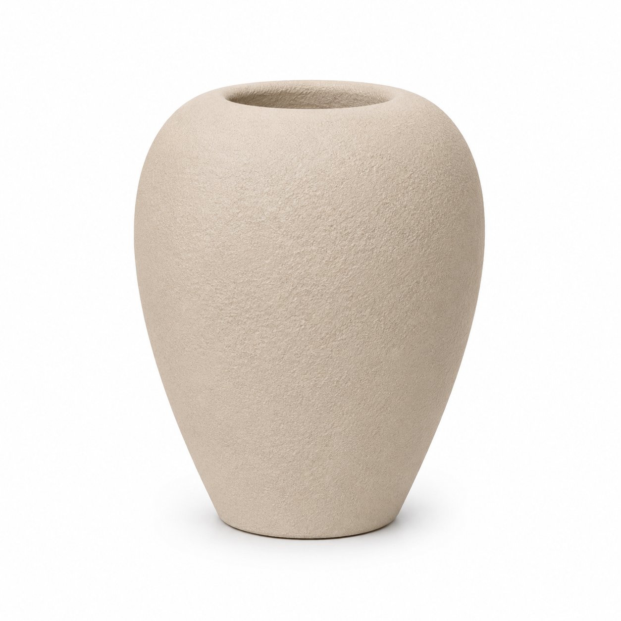 GROUND POT WHITE LARGE