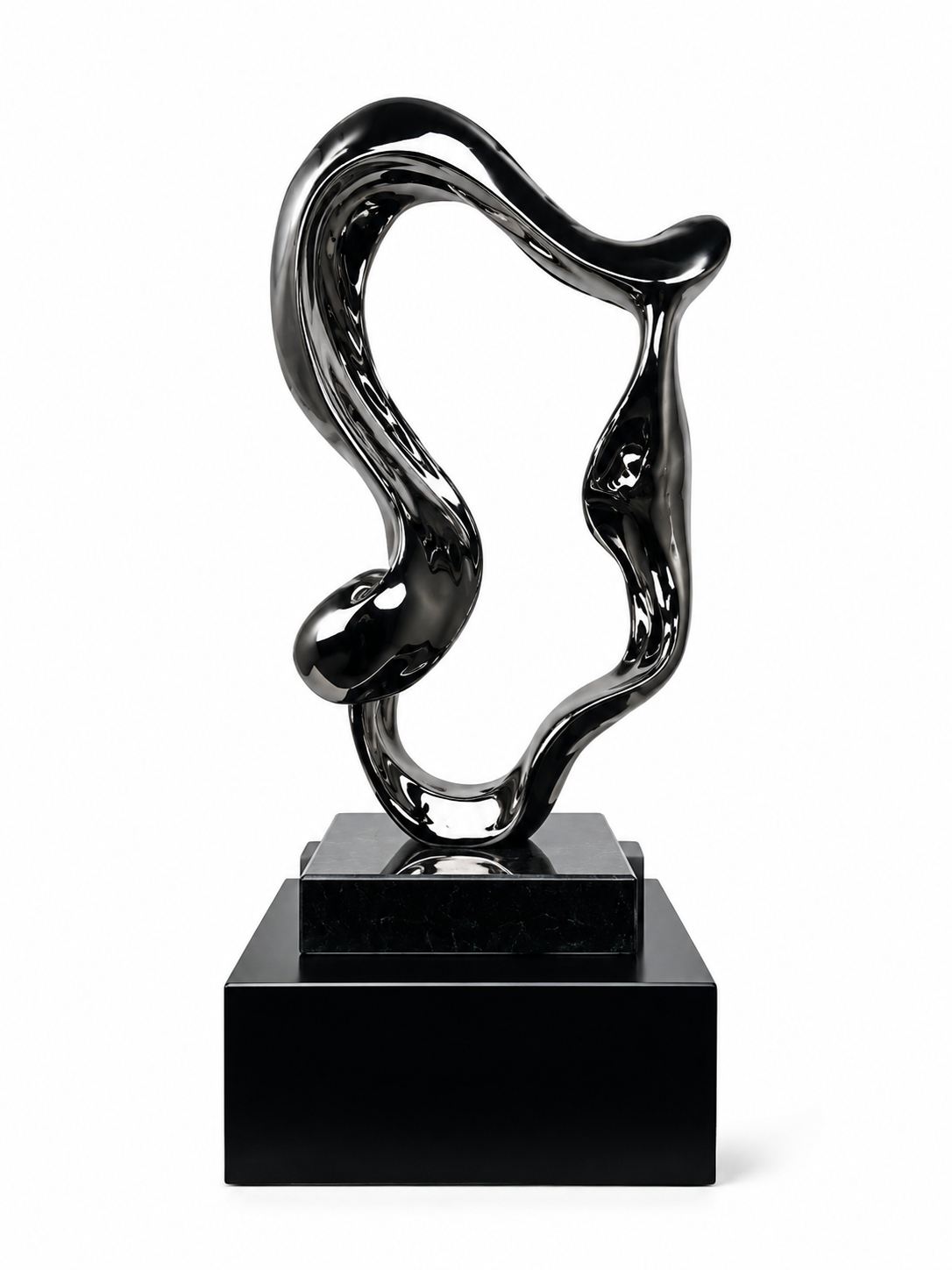 CHROME ORBIT SCULPTURE