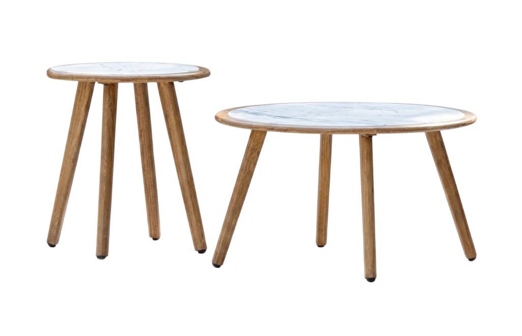 FEZ ALUMINUM TABLES (S/2)