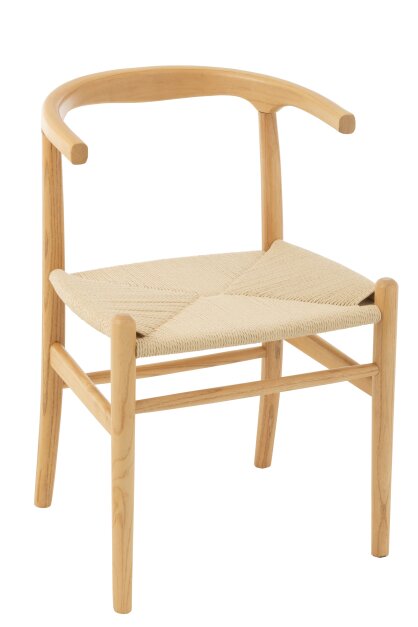 CHAIR TOON BEECH WOOD/ROPE NATURAL