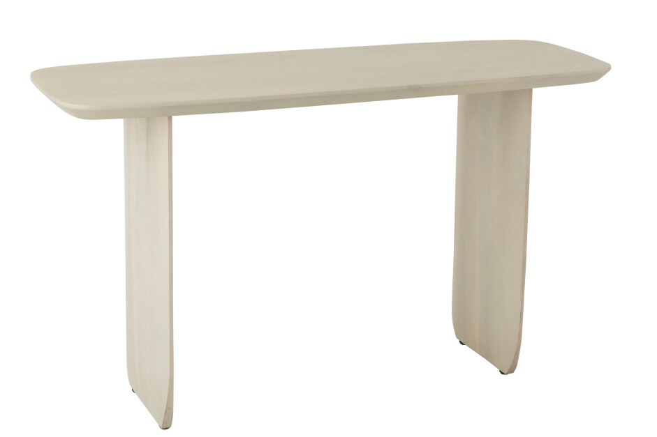 CONSOLE ACACIA WOOD WHITE