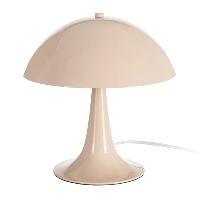 TABLE LAMP BEIGE METAL