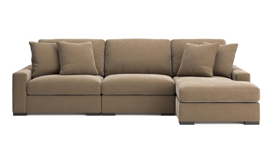 CALDEN SOFA RIGHT CHAISE SABLE